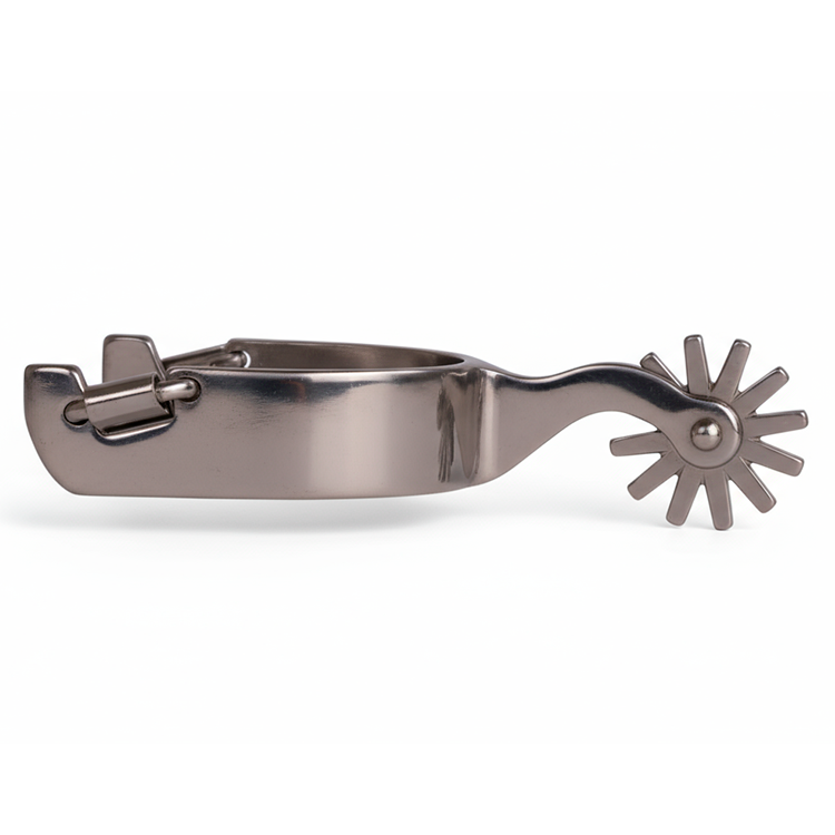 Espuela Colt Hunt – Lisa 1" con Rueda de 14 Puntas para Caballero