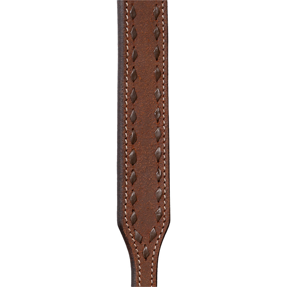 Tough1 Brown Buckstitch Wither Strap