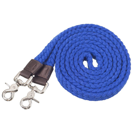 Riendas de roping Tough1 Pro de algodón – Azul real