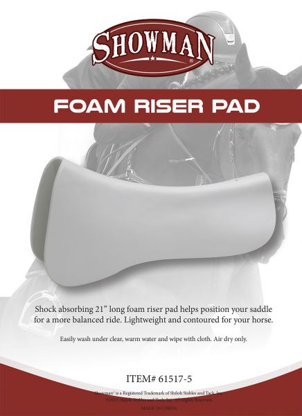Almohadilla elevadora de espuma Showman (riser pad)