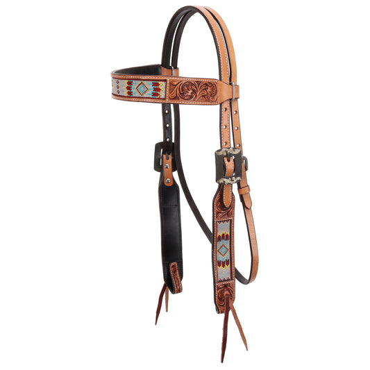 Cabezada Showman Sunset Weave con frentera