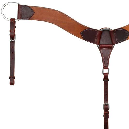 Pechera Showman bicolor - detalle