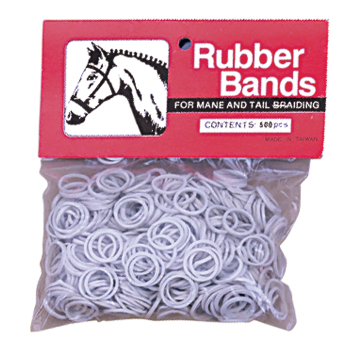Ligas de goma Weaver para trenzar – Blanco