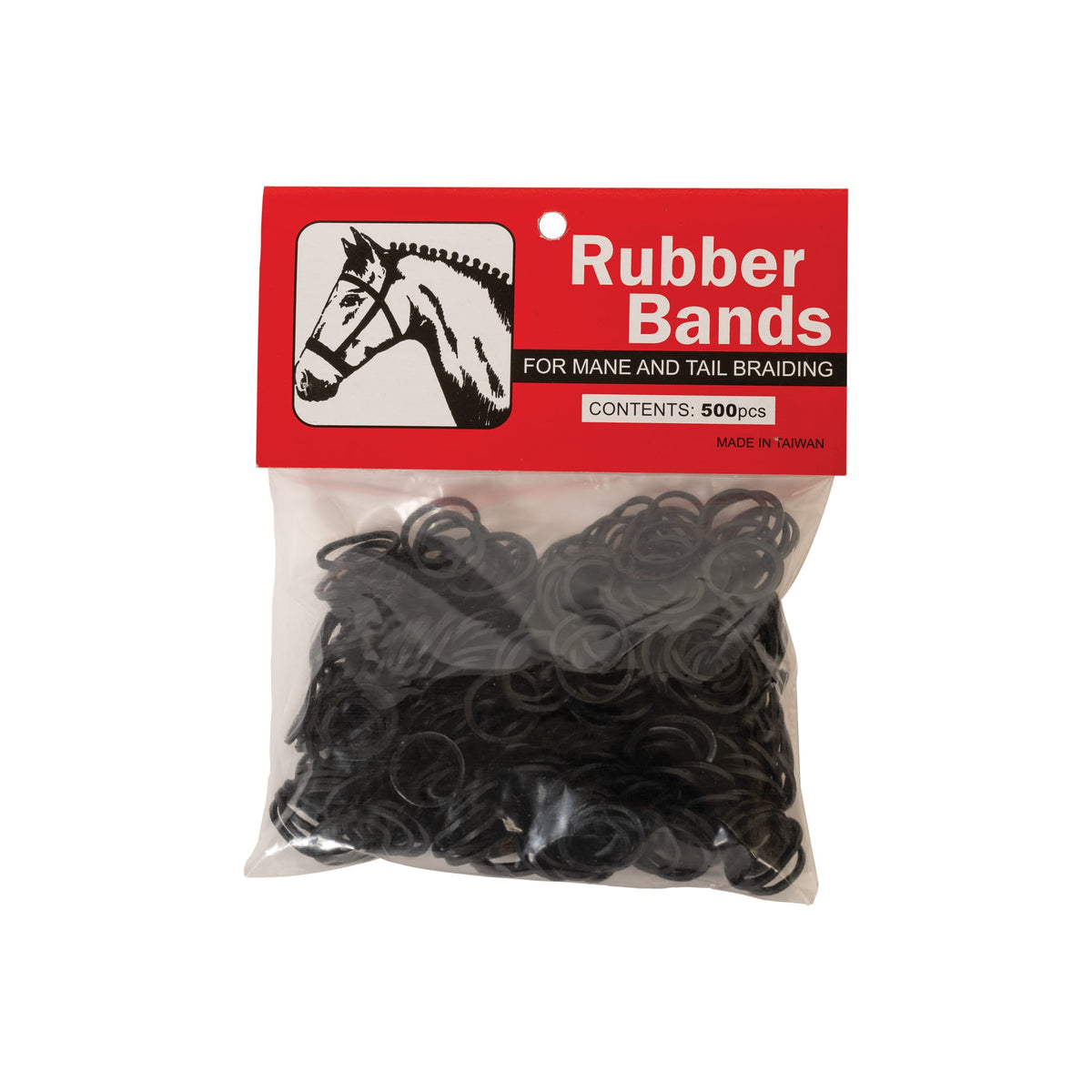 Ligas de goma Weaver para trenzar – Negro